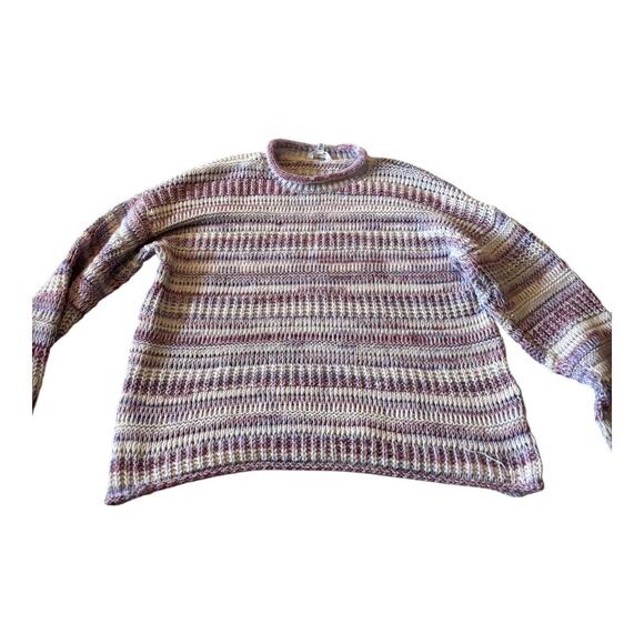 Time and Tru Pink Striped Sweater Size 2XL - Picture 1 of 3